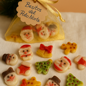 North Pole Kisses – Mini Dog Fondant Treats