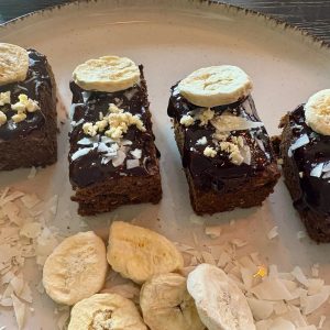 Coconut Banana Brownie for Dogs
